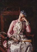 Thomas Eakins Miss Amelia Van Buren oil painting artist
